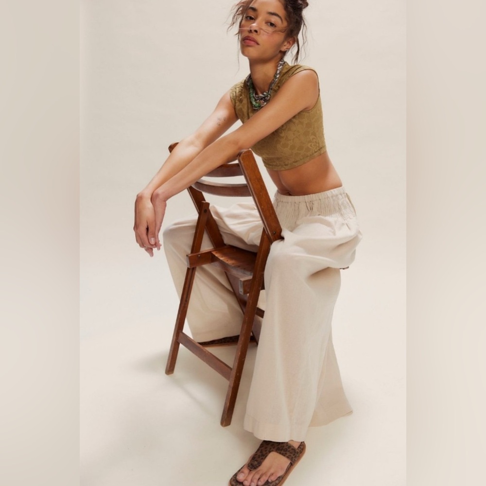FREE PEOPLE RISING SUN PANTS - Picture 3 of 6